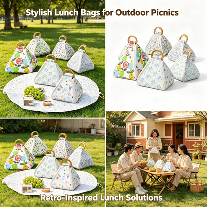 2-in-1 Cooler Bag + Removable Waterproof Picnic Mat