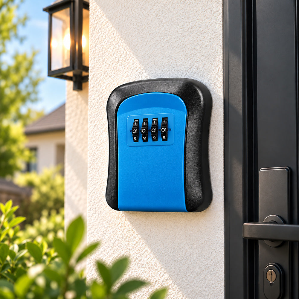 🔐 4-Digit Aluminum Alloy Key Lock Box