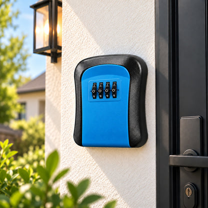 🔐 4-Digit Aluminum Alloy Key Lock Box