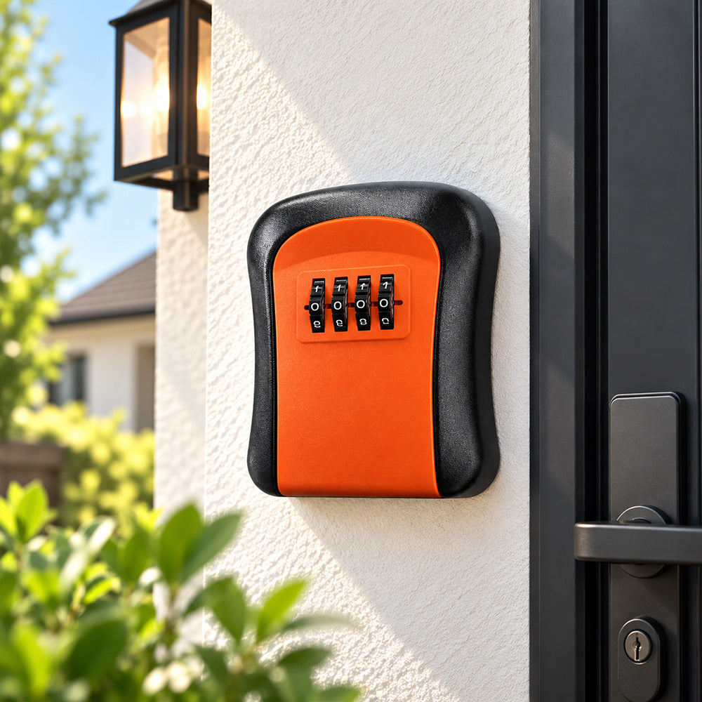 🔐 4-Digit Aluminum Alloy Key Lock Box