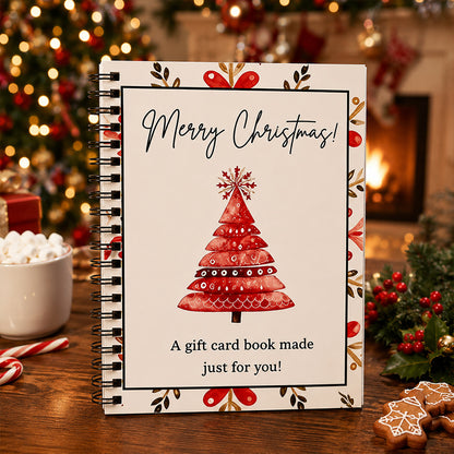 🎁 DIY Christmas Gift Card Book – Personalized Spiral Bound Card Holder for Family & Friends ✨
