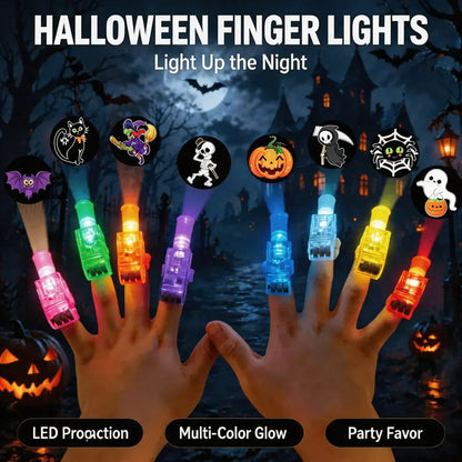 Halloween LED Projection Finger Lights