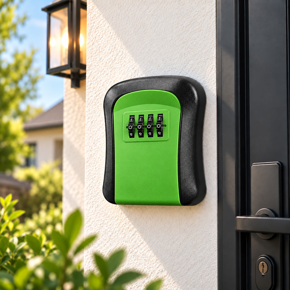 🔐 4-Digit Aluminum Alloy Key Lock Box
