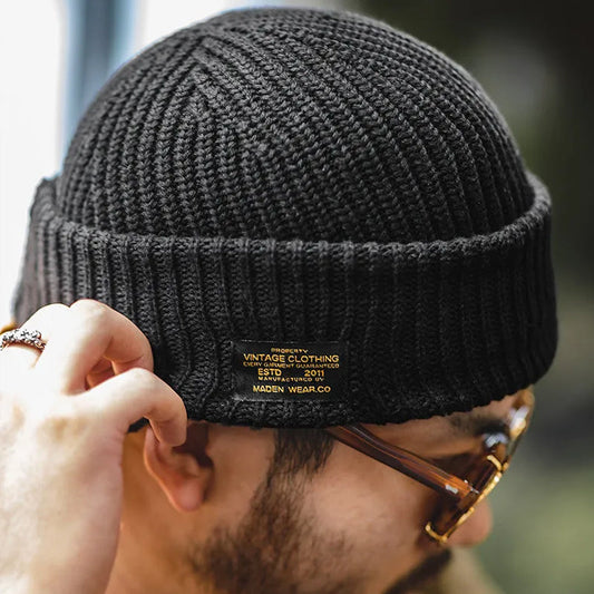 Vintage Winter Knitted Beanie