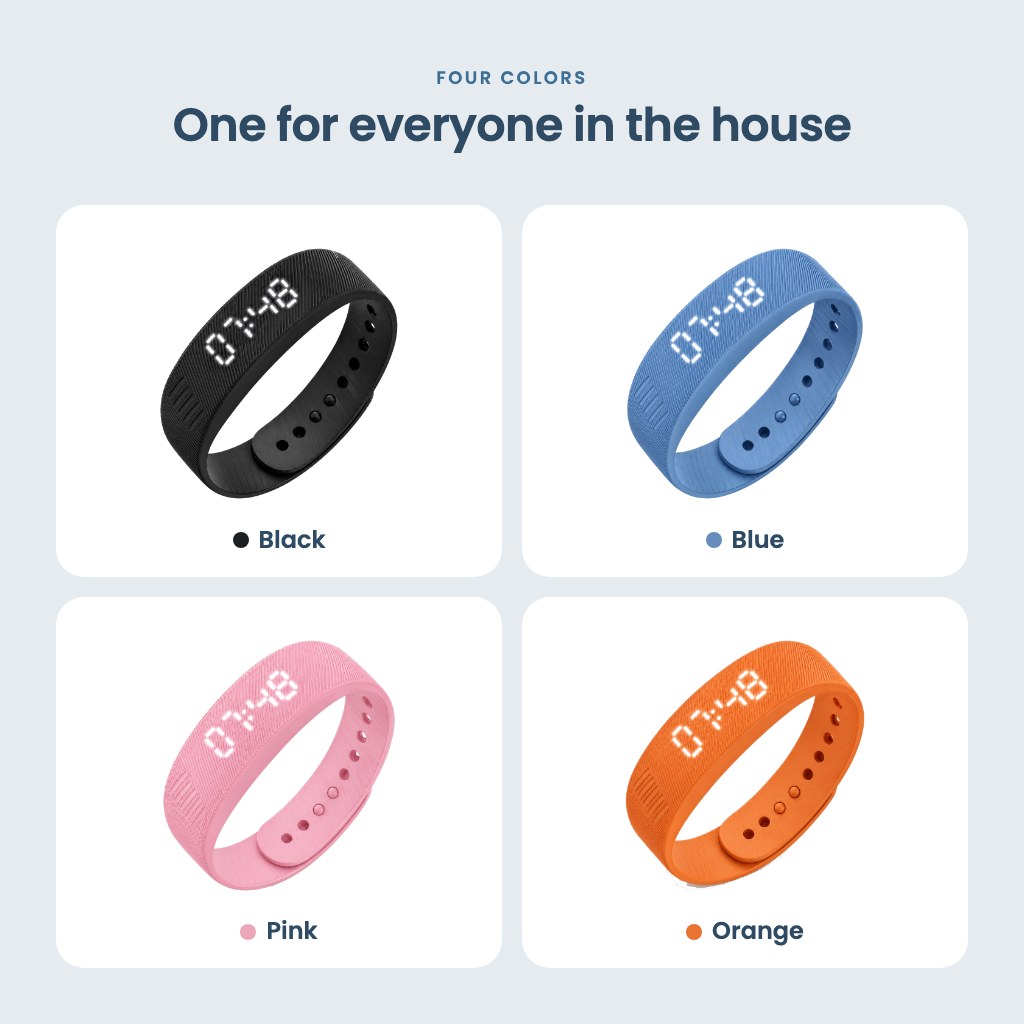 ⌚ Silent Vibrating Alarm Wristband – Gentle Wake-Up Smart Band ⏰