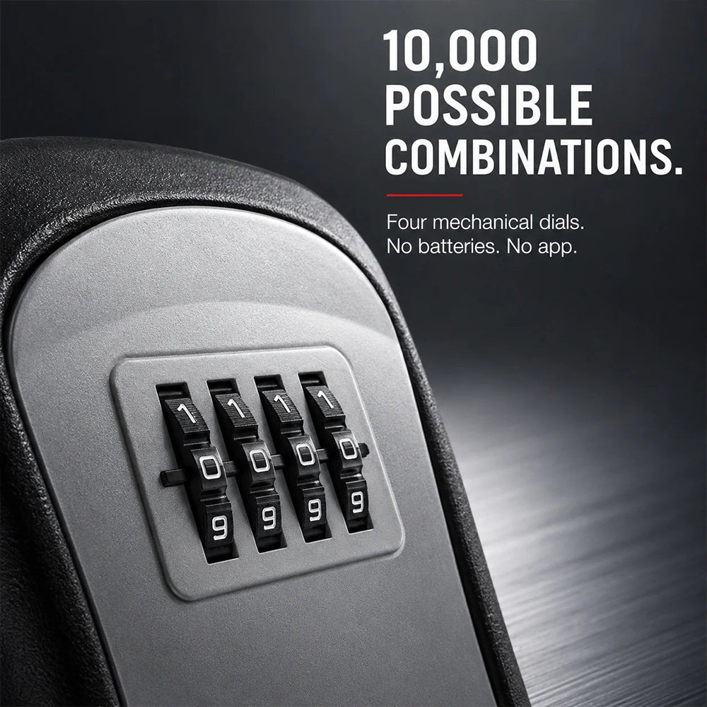 🔐 4-Digit Aluminum Alloy Key Lock Box