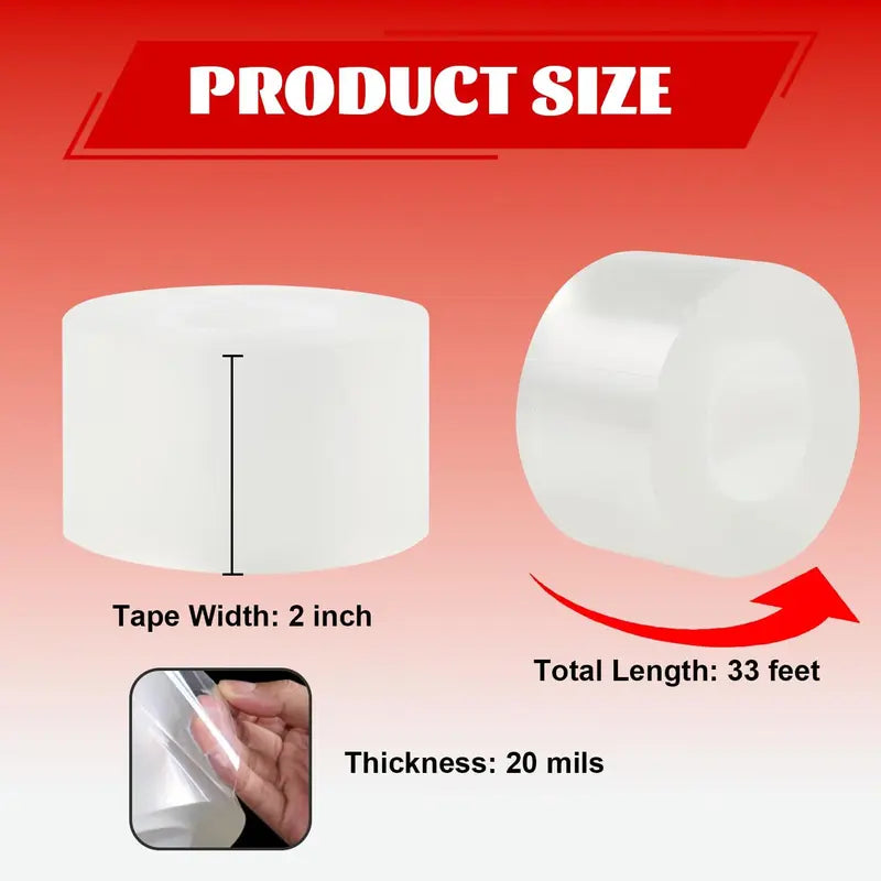 Clear Window Sealing Tape – Waterproof, Draftproof & Easy to Remove📐