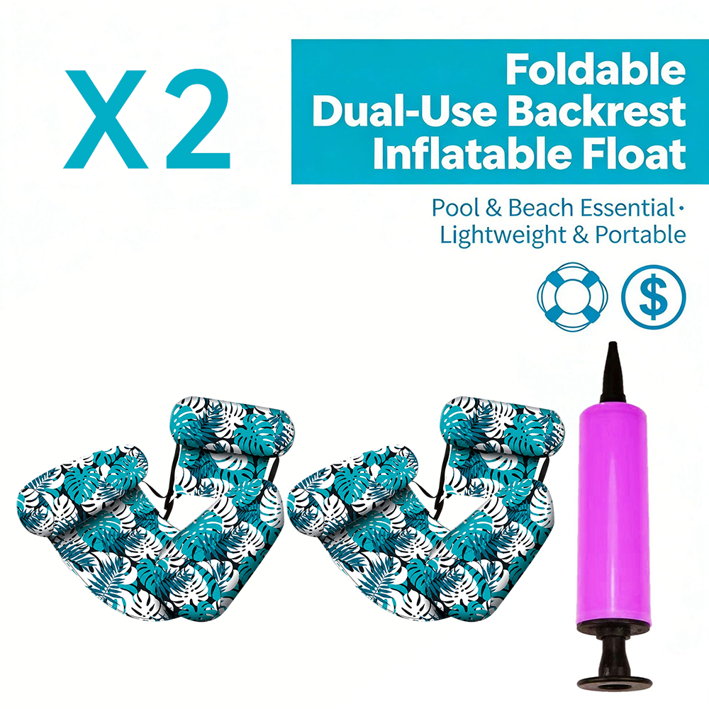 Inflatable Pool Lounge Chairs – Free Pump Included