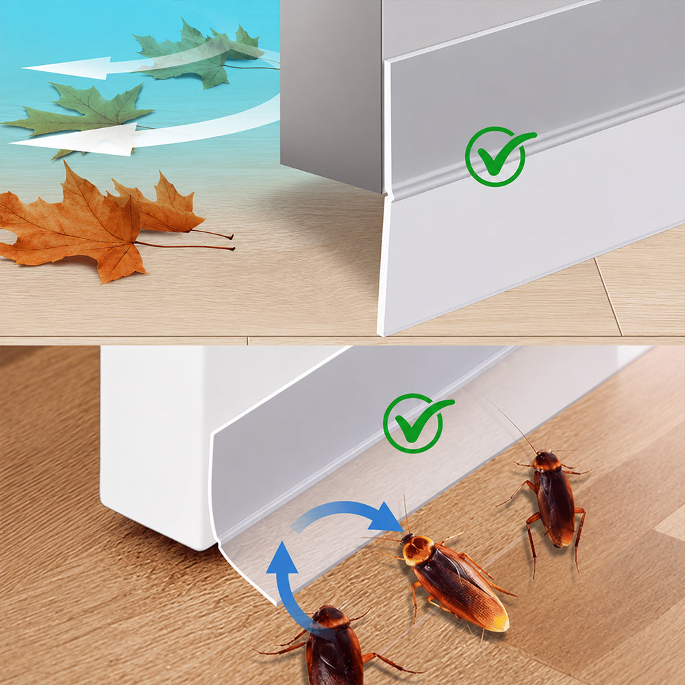 🚪 Door Weather Stripping | 🏠 Self-Adhesive Draft Stopper – 13.78" × 196.85"