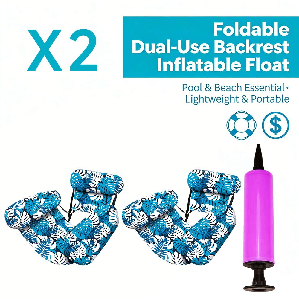 Inflatable Pool Lounge Chairs – Free Pump Included