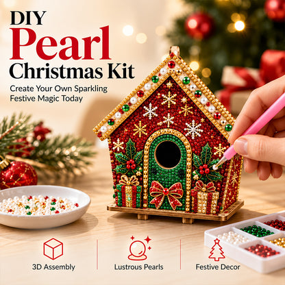 🎄✨DIY 3D Pearl Christmas Art Kit – Handmade Festive Decoration