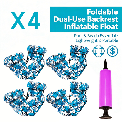 Inflatable Pool Lounge Chairs – Free Pump Included