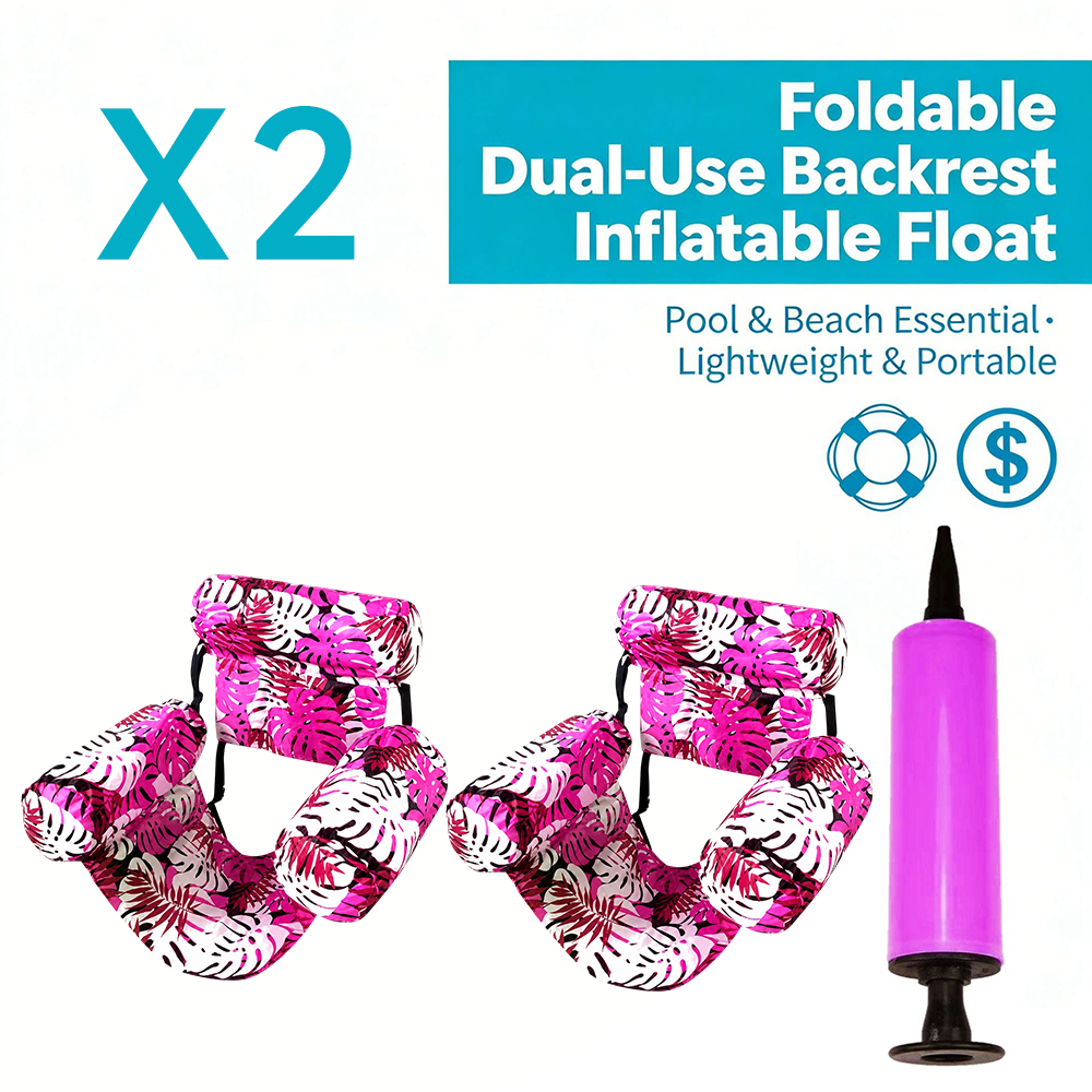 Inflatable Pool Lounge Chairs – Free Pump Included
