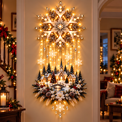 ✨ Last Day – 50% OFF! ✝️ Bethlehem Star of Faith – Lighted Nativity Wall Decor