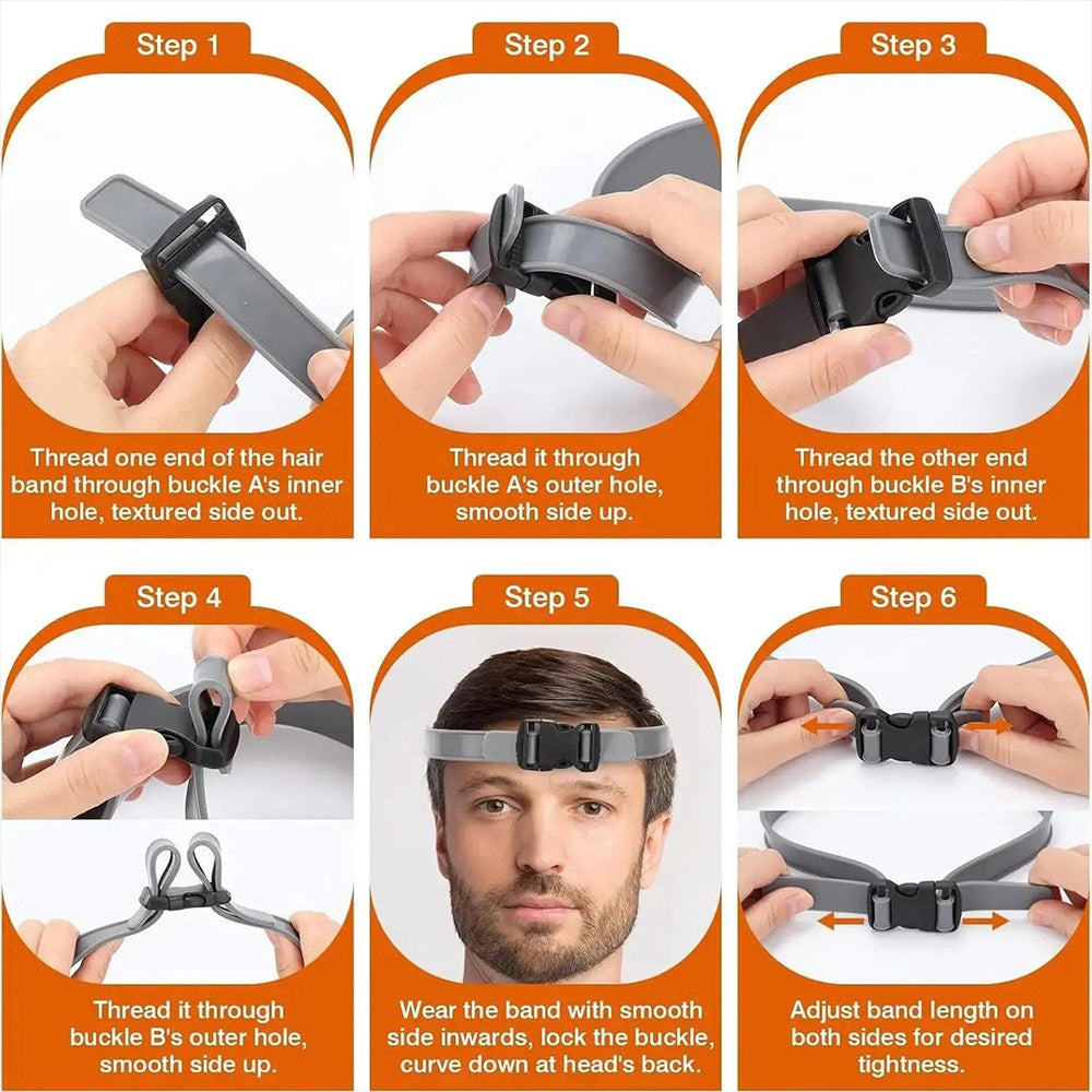 ✂️ 4-Piece Self Haircut Fade Guide Kit – Clean Cuts Made Easy