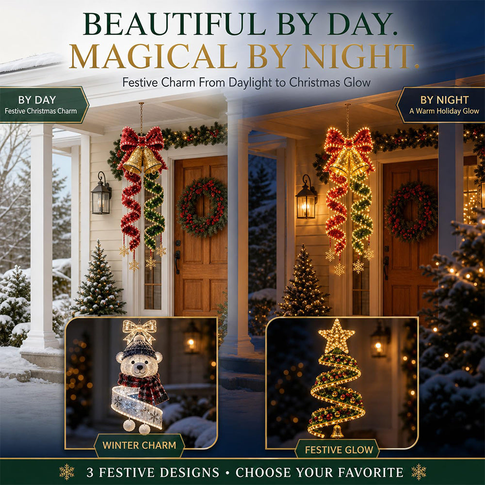 🎄✨ LED Christmas Hanging Ornament – Light Up Christmas!