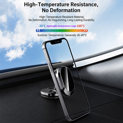 🚗 360° Foldable Magnetic Car Phone Holder – Adjustable Hands-Free Dashboard Mount 📱✨