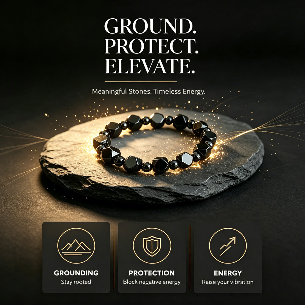 📿 Black Energy Guardian Bracelet