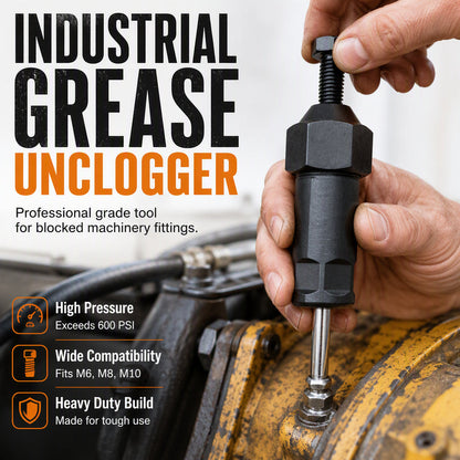 🔧 Heavy Duty Grease Fitting Cleaner Tool