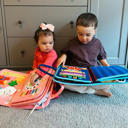 Sensory Book: 8 Pages, Over 30 Activities, Suitable for Ages 6 Months+ — Little Stories Kids