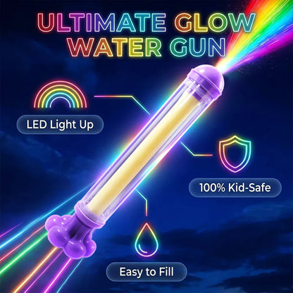 ✨Magical Glowing Rainbow LED Water Blaster – Ultimate Summer Fun 🌈