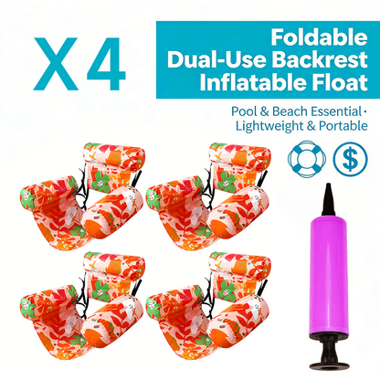 Inflatable Pool Lounge Chairs – Free Pump Included