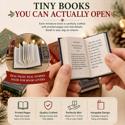 🎄 25-Day Mini Book Christmas Advent Calendar