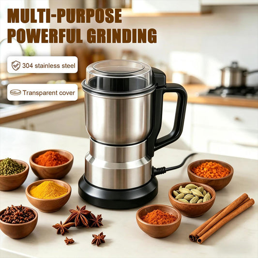 Electric Grain Mill Grinder – 304 Stainless Steel