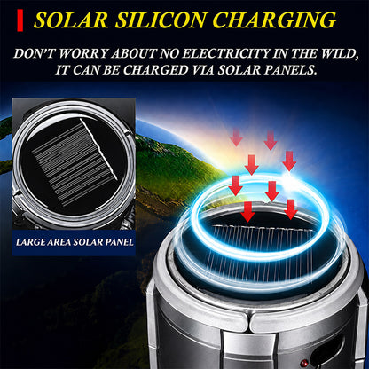 Portable LED Camping Lantern With Fan