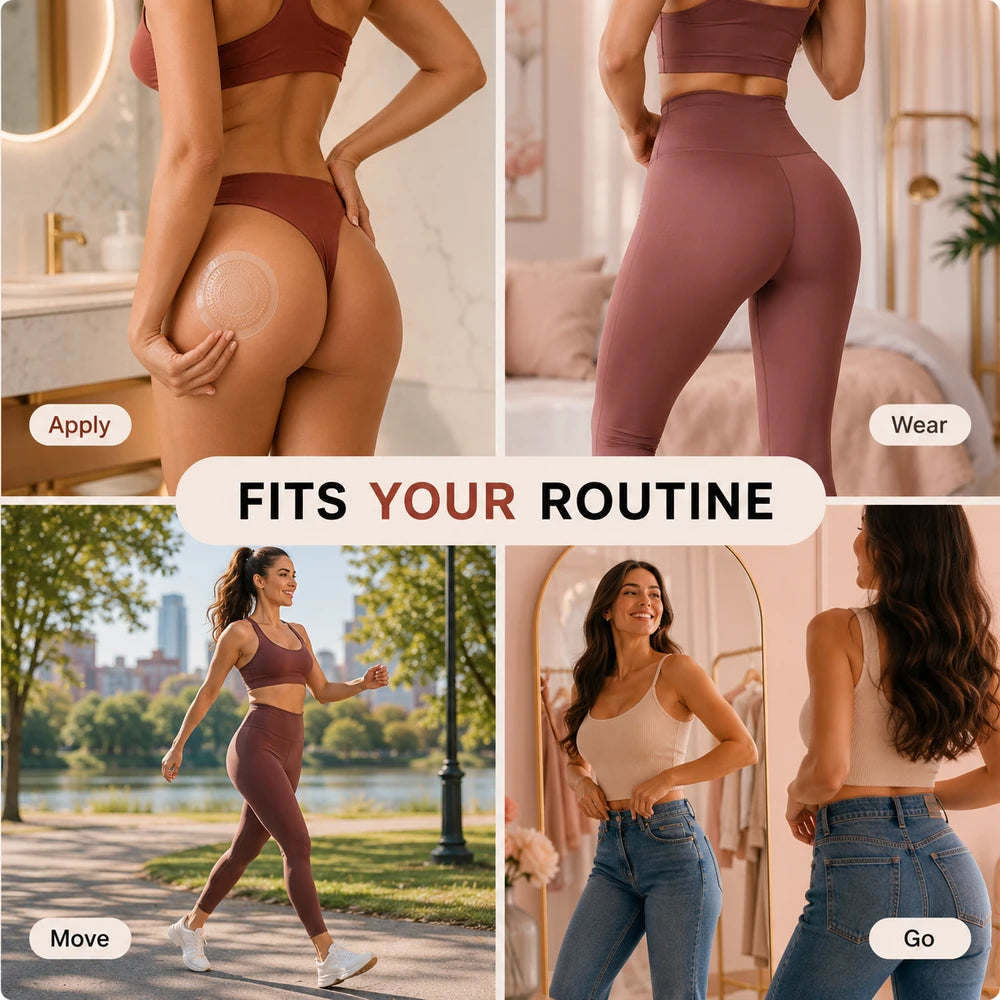 🍑 Gentle Buttock Care Patches – Soft & Smooth Skin Hydration ✨
