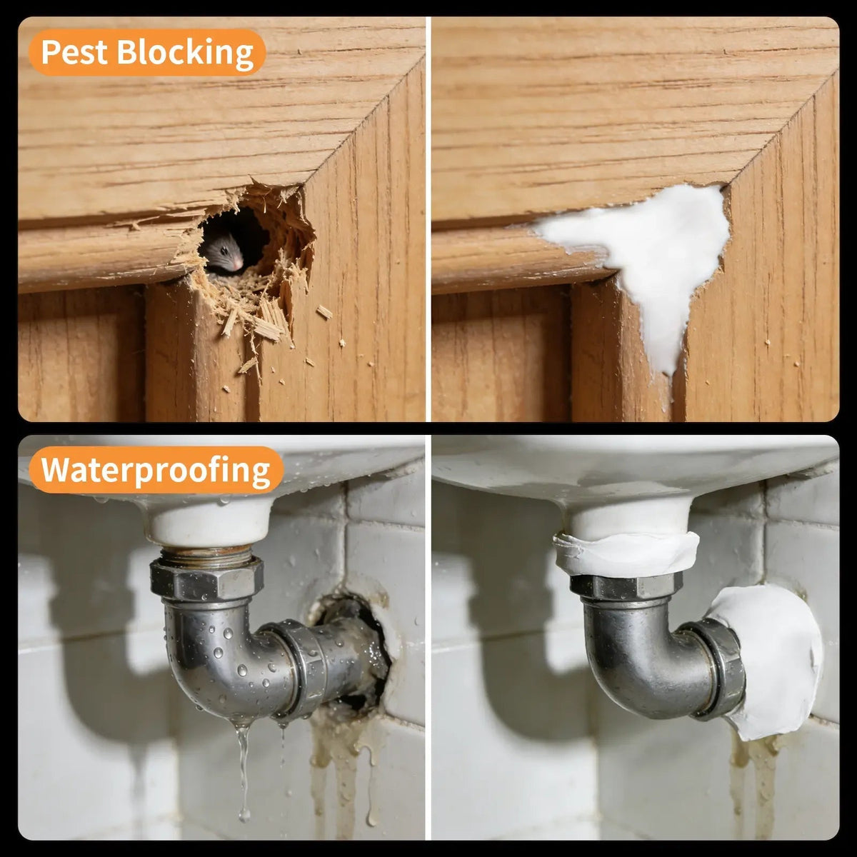 10Pcs Professional Sealant Clay - Anti-Insect Wall Hole Filler Mud 🕳️