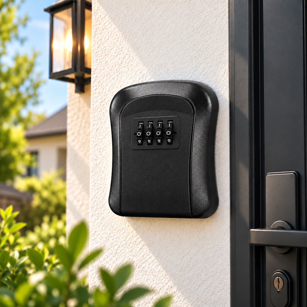 🔐 4-Digit Aluminum Alloy Key Lock Box