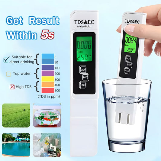 4 in 1 Digital Water Tester