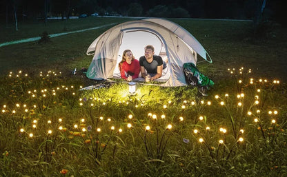 Solar Firefly Garden Lights  LED Flickering Firefly Glow Solar Pathway Lights for Yard, Patio & Landscape Decor