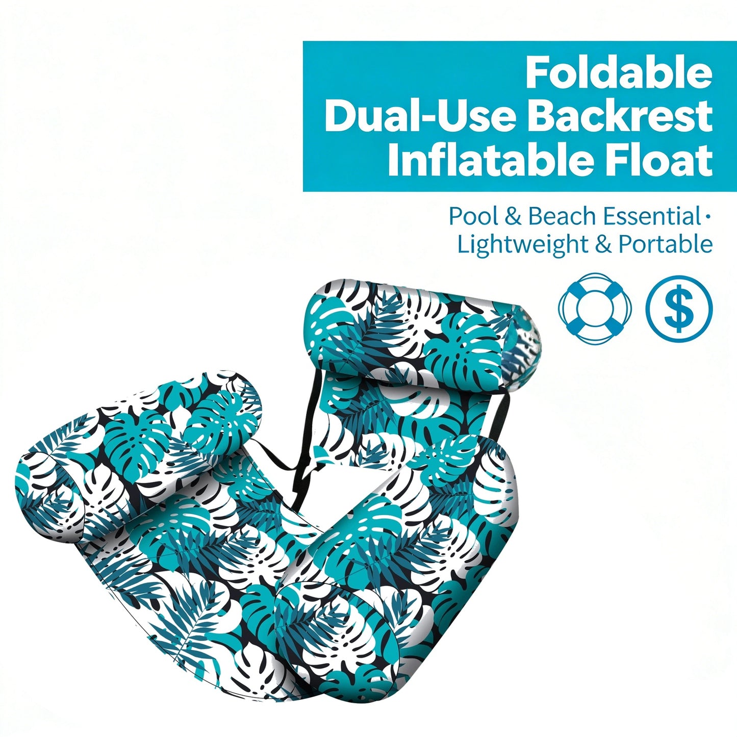 Inflatable Pool Lounge Chairs – Free Pump Included