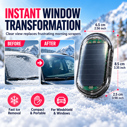 ❄️ Portable Car Snow Remover & Windshield Ice Scraper Tool 🚗