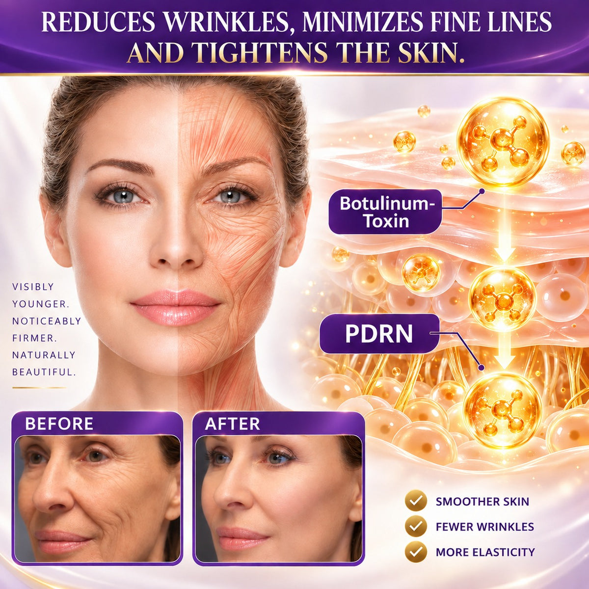 Multi-Peptide Massage Roller Cream | Anti-Aging · Hydration · Firming & Lifting ✨