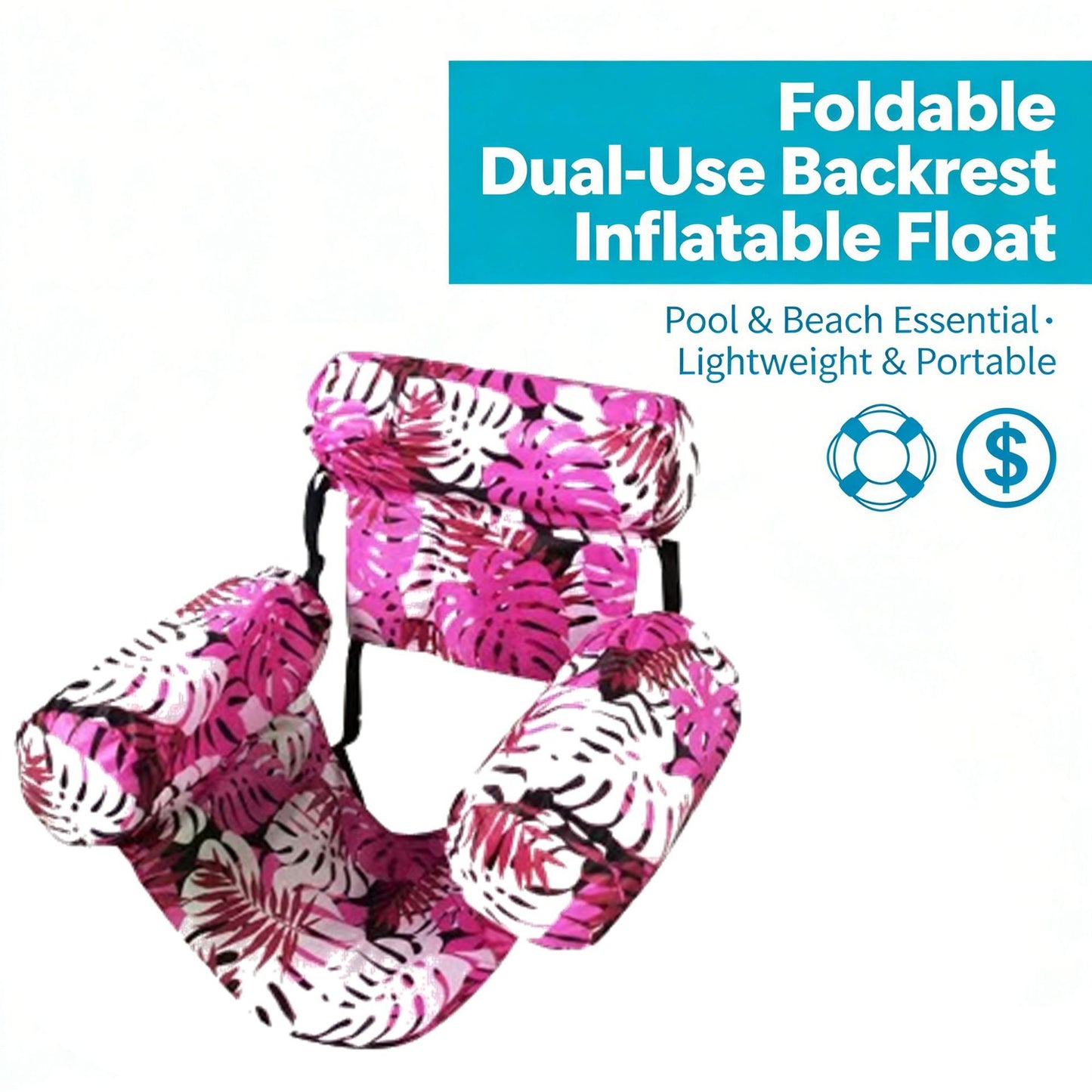 Inflatable Pool Lounge Chairs – Free Pump Included