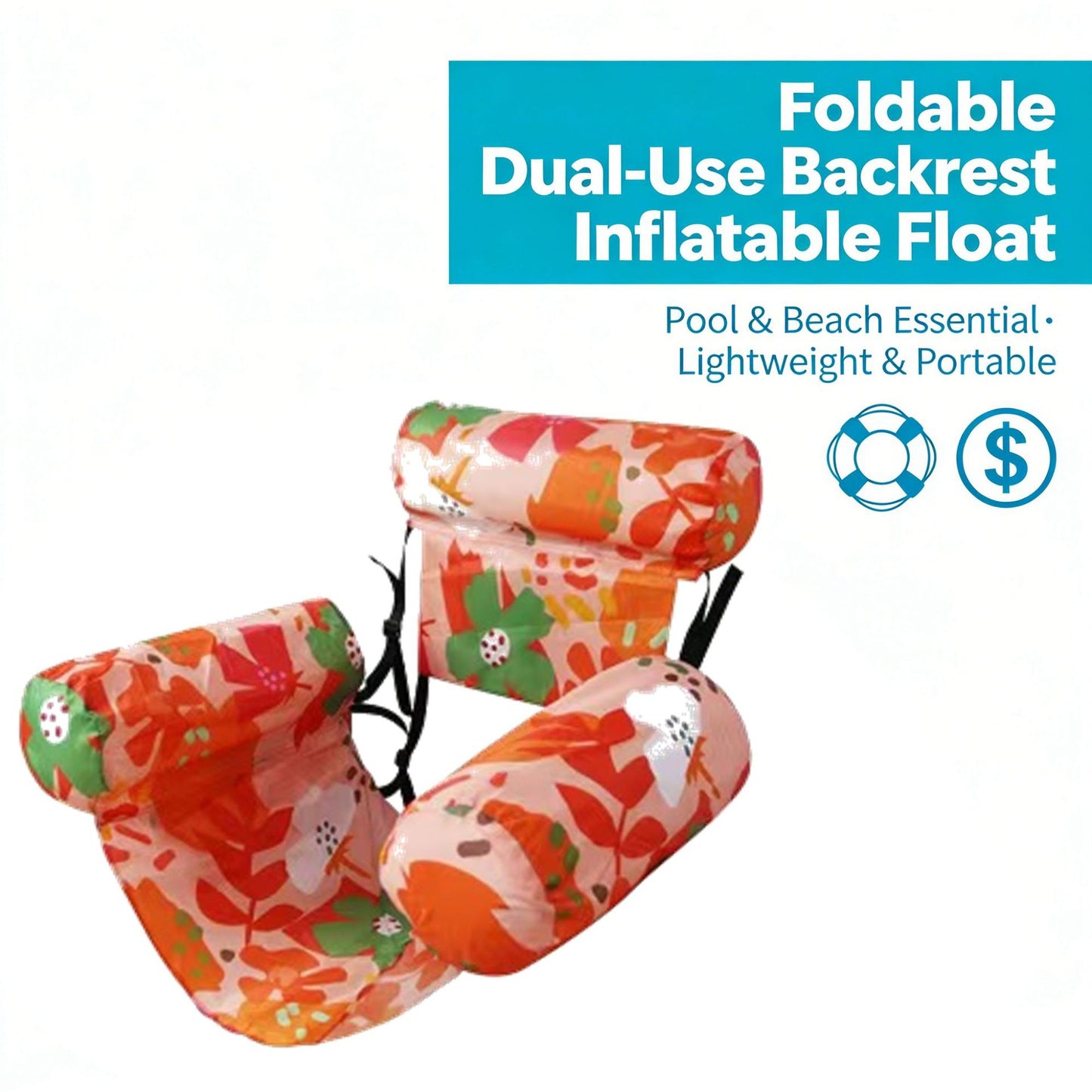 Inflatable Pool Lounge Chairs – Free Pump Included