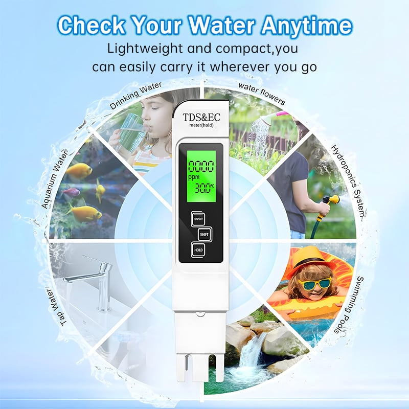 4 in 1 Digital Water Tester