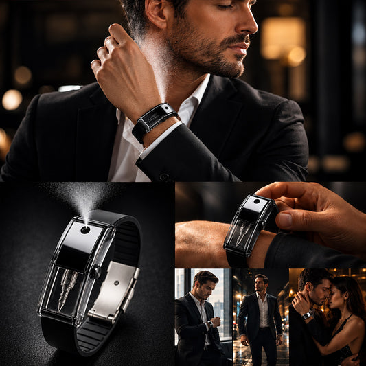 🖤Refillable Wrist Perfume Bracelet
