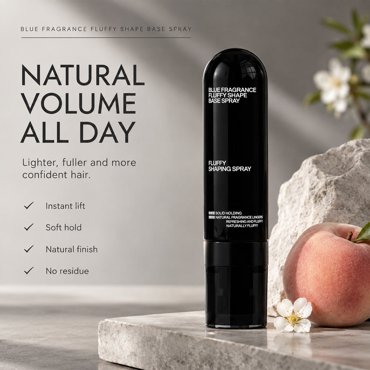 ✨ Fluffy Hair Shaping Spray Lightweight Volume & Natural Long-Lasting Hold