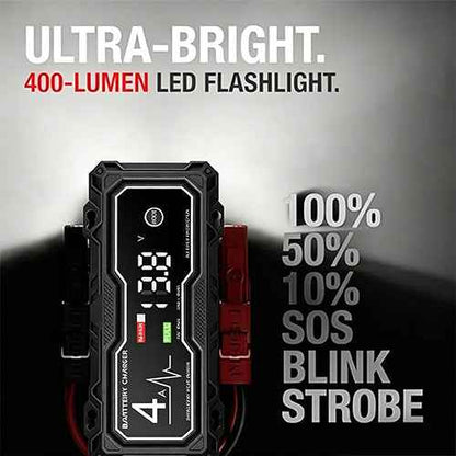 Car Jump Starter For 10L Gas & 8L Diesel Engines