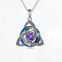 February / Amethyst Artificial Crystal