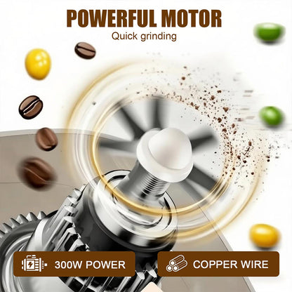 👨‍🍳Electric Grain Mill Grinder – 304 Stainless Steel