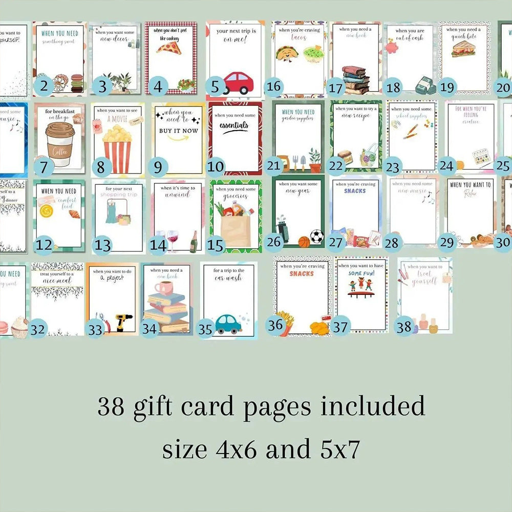 🎁 DIY Christmas Gift Card Book – Personalized Spiral Bound Card Holder for Family & Friends ✨