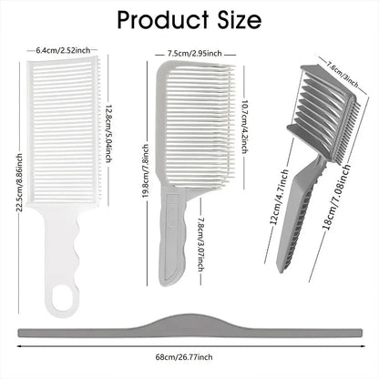 ✂️ 4-Piece Self Haircut Fade Guide Kit – Clean Cuts Made Easy