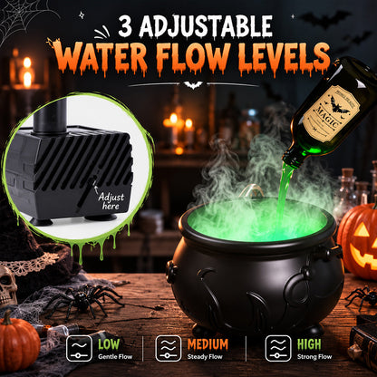 Cursed Witch’s Brew Cauldron – Halloween Spooky Decoration