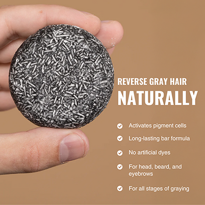 Hair Repair & Brightening Deep Cleansing Shampoo Bar for Dark Hair