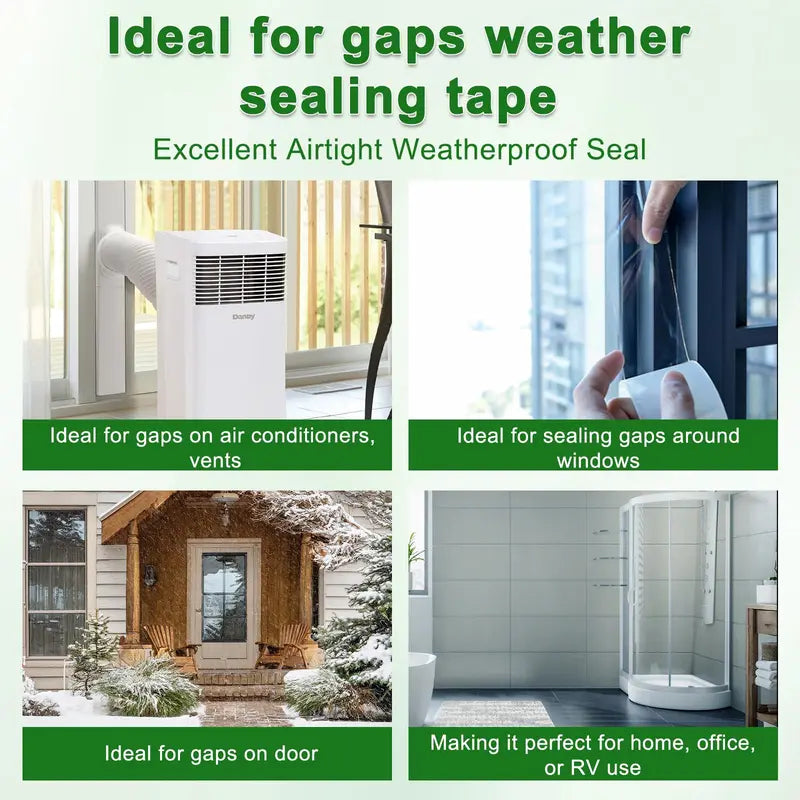 Clear Window Sealing Tape – Waterproof, Draftproof & Easy to Remove📐